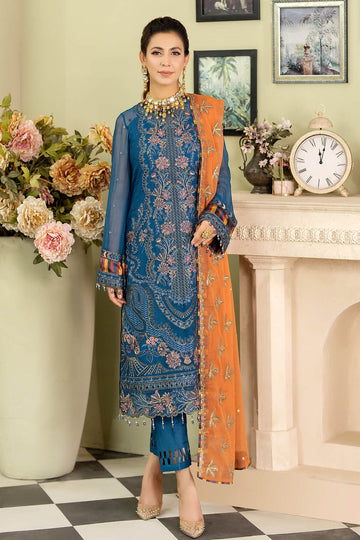 Imrozia M-47 Gull Bahar Baagh Embroidered Chiffon Collection Online Shopping
